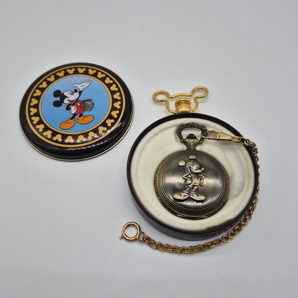 Vintage Mickey Mouse Pocket Watch